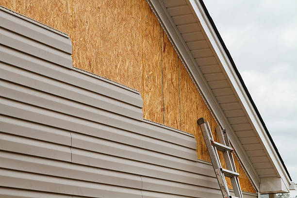 Professional Siding Repair technician working in South Vienna, OH